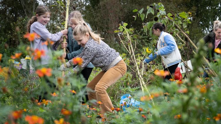 Kinderen in de Schotertuin