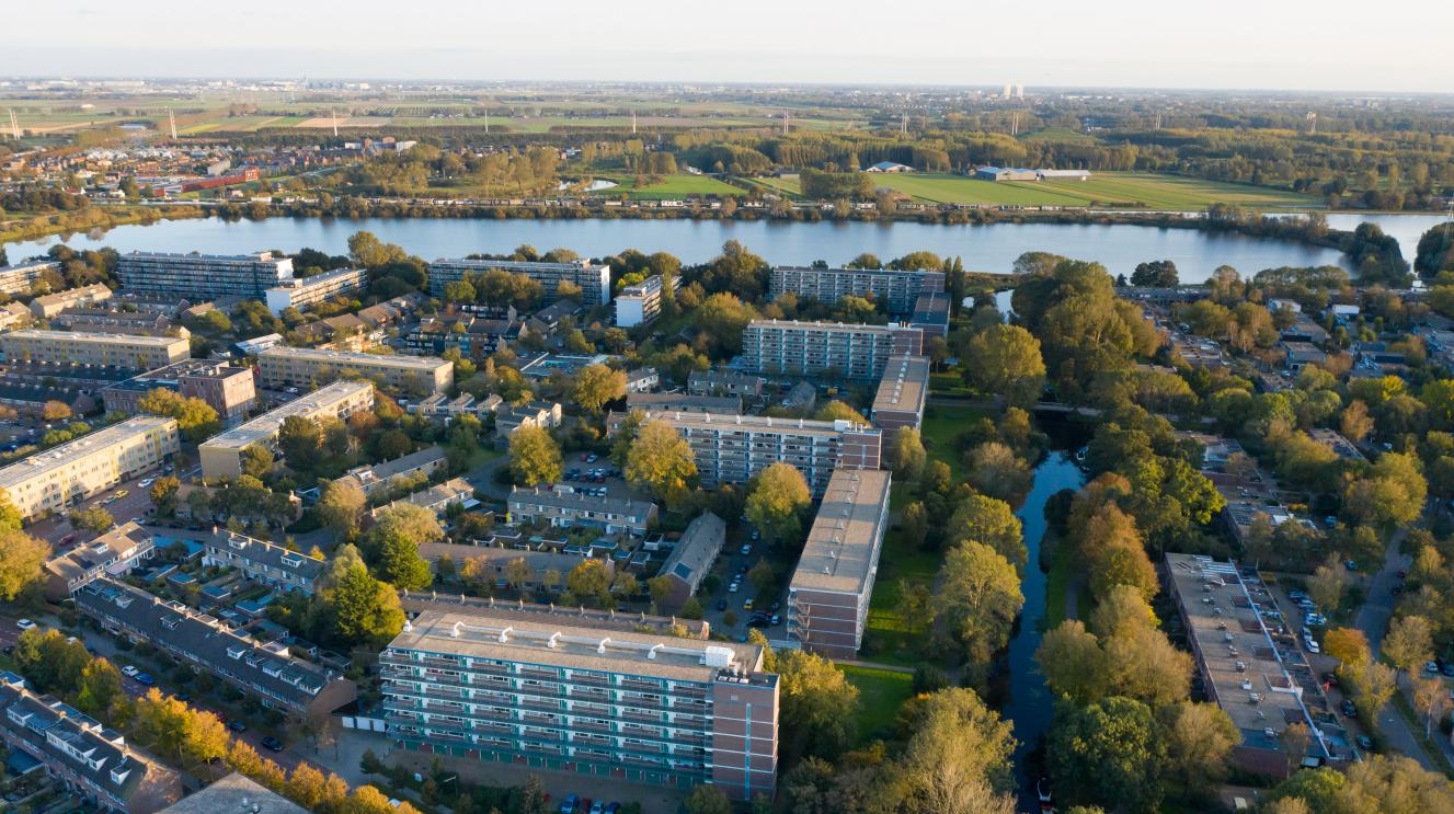 Luchtfoto van Meerwijk